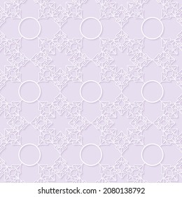 Seamless Pattern Geometric Line Ornament