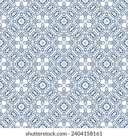 Seamless Pattern Geometric Line Ornament