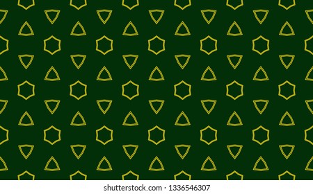 Seamless pattern geometric lines. for holiday decoration, holiday packaging Vector seamless pattern