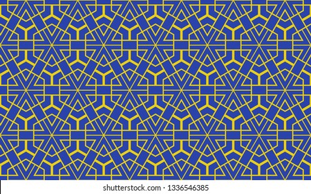 Seamless pattern geometric lines. for holiday decoration, holiday packaging Vector seamless pattern