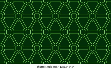 Seamless pattern geometric lines. for holiday decoration, holiday packaging Vector seamless pattern