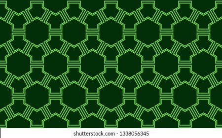 Seamless pattern geometric lines. for holiday decoration, holiday packaging Vector seamless pattern
