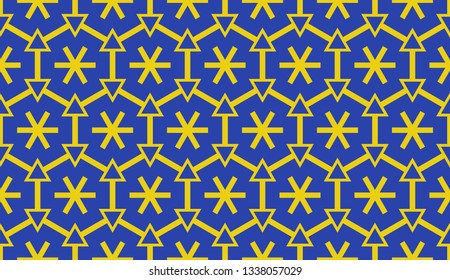 Seamless pattern geometric lines. for holiday decoration, holiday packaging Vector seamless pattern