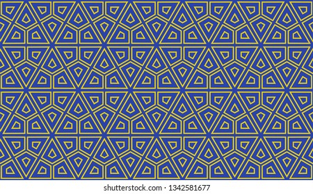 Seamless pattern geometric lines. for holiday decoration, holiday packaging Vector seamless pattern