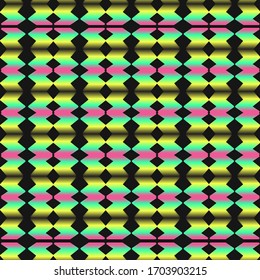 Seamless pattern geometric modern with dark background