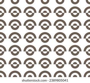 Seamless pattern with a geometric modern style