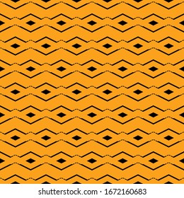 Seamless pattern. Geometric motif. Ethnic wallpaper. Diamonds, shapes backdrop. Mosaics background. Folk image. Rhombuses, figures ornament. Digital paper, web design, textile print, abstract. Vector