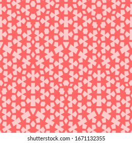 Seamless pattern with geometric motifs in 2 colors. Vector illustration.