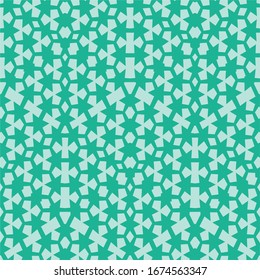 Seamless pattern with geometric motifs in 2 colors. Vector illustration.