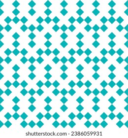 Seamless pattern with geometric motifs in 2 colors. Vector illustration.