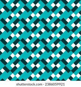 Seamless pattern with geometric motifs in 3 colors. Vector illustration.