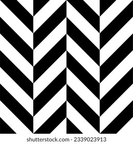Seamless pattern with geometric motifs in black and white. Vector illustration.