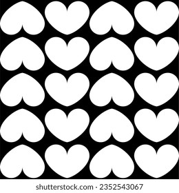 Seamless pattern with geometric motifs in black and white. Vector illustration.