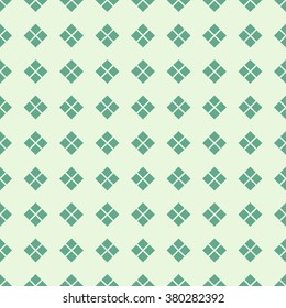 Seamless pattern. Geometric pattern on a beautiful background. Circle, diamond, square, strips, lattice cell. Stylish background.