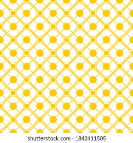 Seamless pattern. Geometric orange background.