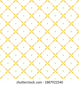Seamless pattern. Geometric orange background. Unusual lattice.