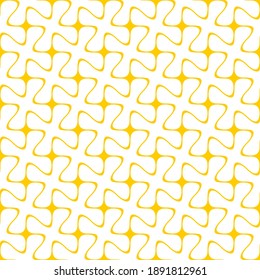 Seamless pattern. Geometric orange background. Unusual lattice.