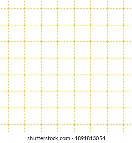 Seamless pattern. Geometric orange background. Unusual lattice.