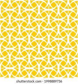 Seamless pattern. Geometric orange background. Unusual lattice.