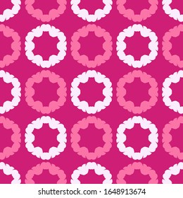 Seamless pattern with geometric ornament.