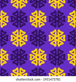 Seamless pattern with geometric ornament.