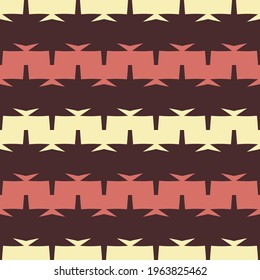 Seamless pattern with geometric ornament.