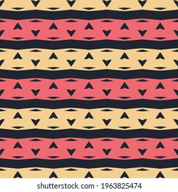 Seamless pattern with geometric ornament.