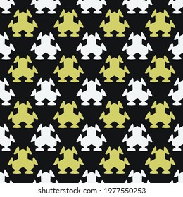 Seamless pattern with geometric ornament.