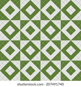 Seamless pattern with geometric ornament