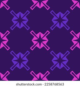 Seamless pattern with geometric ornament.
