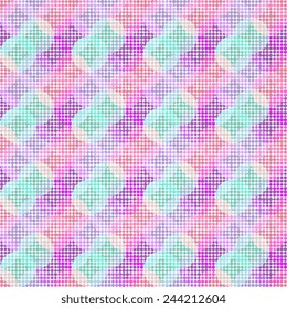Seamless pattern with geometric ornament
