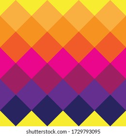 Seamless pattern geometric ornament with africa background color