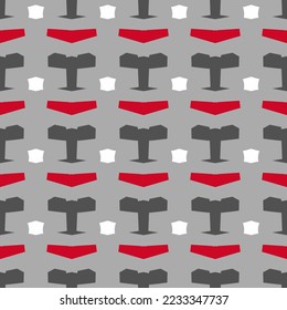 Seamless pattern with geometric ornament. Beautiful abstract illustration.