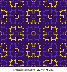 Patrón sin foco con ornamento geométrico. Hermosa ilustración abstracta.
