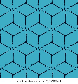 Seamless pattern with geometric ornament. Beautiful abstract illustration.