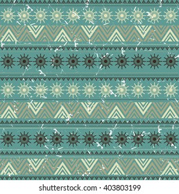 Seamless pattern with geometric ornament can be used for your creative designs.