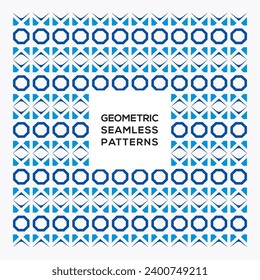 Seamless Pattern Geometric Ornament Design Background