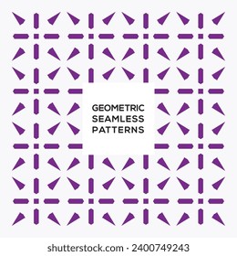 Seamless Pattern Geometric Ornament Design Background