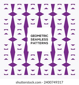 Seamless Pattern Geometric Ornament Design Background