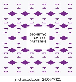 Seamless Pattern Geometric Ornament Design Background