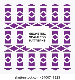 Fondo de diseño de ornamentos geométricos de patrón sin inconvenientes