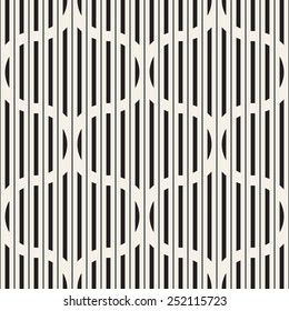 Seamless pattern. Geometric ornament with modern trellis. Stylish grid background. Vector repeating striped texture