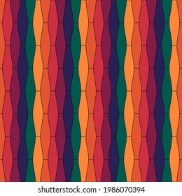 Patrón sin foco. Ornamento geométrico. La ornamentación oriental tradicional. Formas hexágonas repetidas. Papel pintado de mosaico antiguo. Motif de mosaicos. Papel digital étnico. Impresión textil. Arte vectorial
