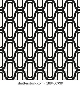 Seamless pattern. Geometric ornament. Stylish background. Vector repeating texture.