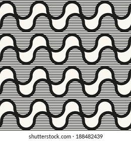 Seamless pattern. Geometric ornament. Stylish background. Vector repeating texture.