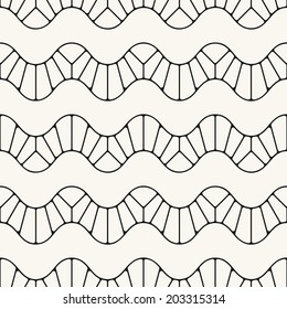 Seamless pattern. Geometric ornament. Stylish background. Vector repeating texture