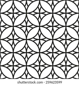 Seamless pattern. Geometric ornament. Stylish background. Vector repeating texture