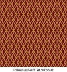 Seamless pattern with geometric ornament. Vector illustration. Eps 10.