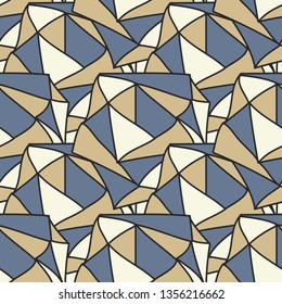 Seamless pattern with geometric patterns. Abstraction