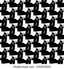 Seamless pattern with geometric patterns. Abstraction